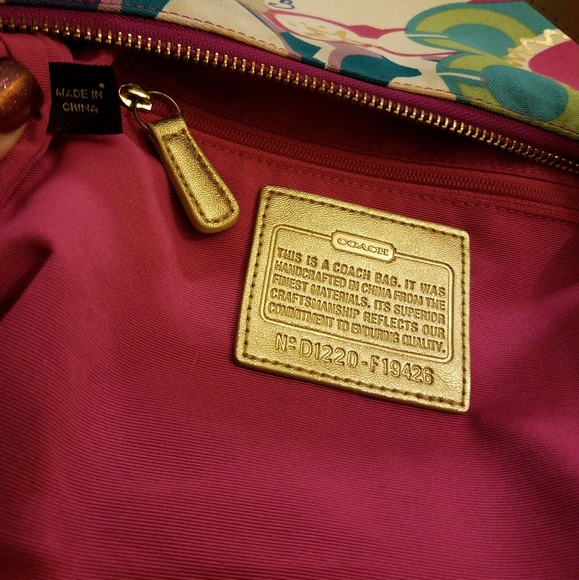 🍃MINT🍃Coach🌺Poppy Pop C Graffiti Crossbody - Picture 7 of 7